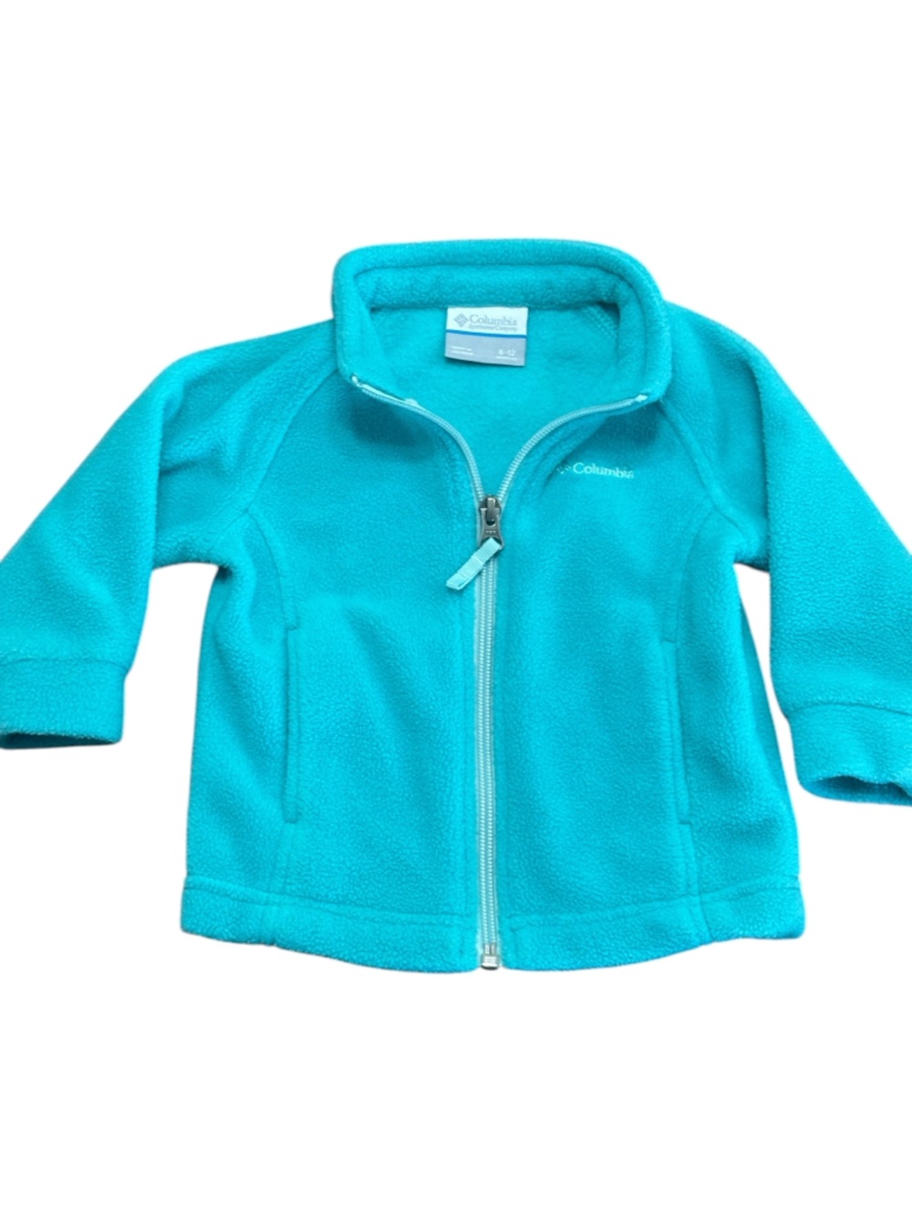 Columbia Kids Turquoise Full-Zip Fleece Jacket 6-12 Months